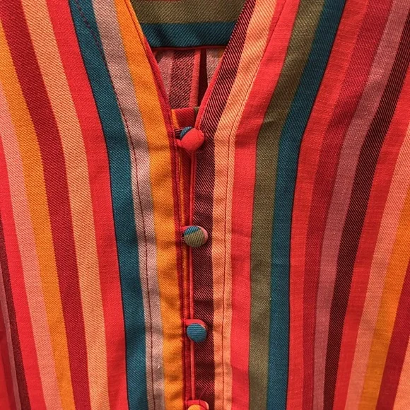 Torrid Vertical Striped Harper Sleeveless Spring Summer Top Tank Size 2X - Picture 6 of 7